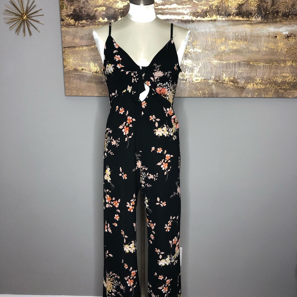 Windsor Black Floral Jumpsuit